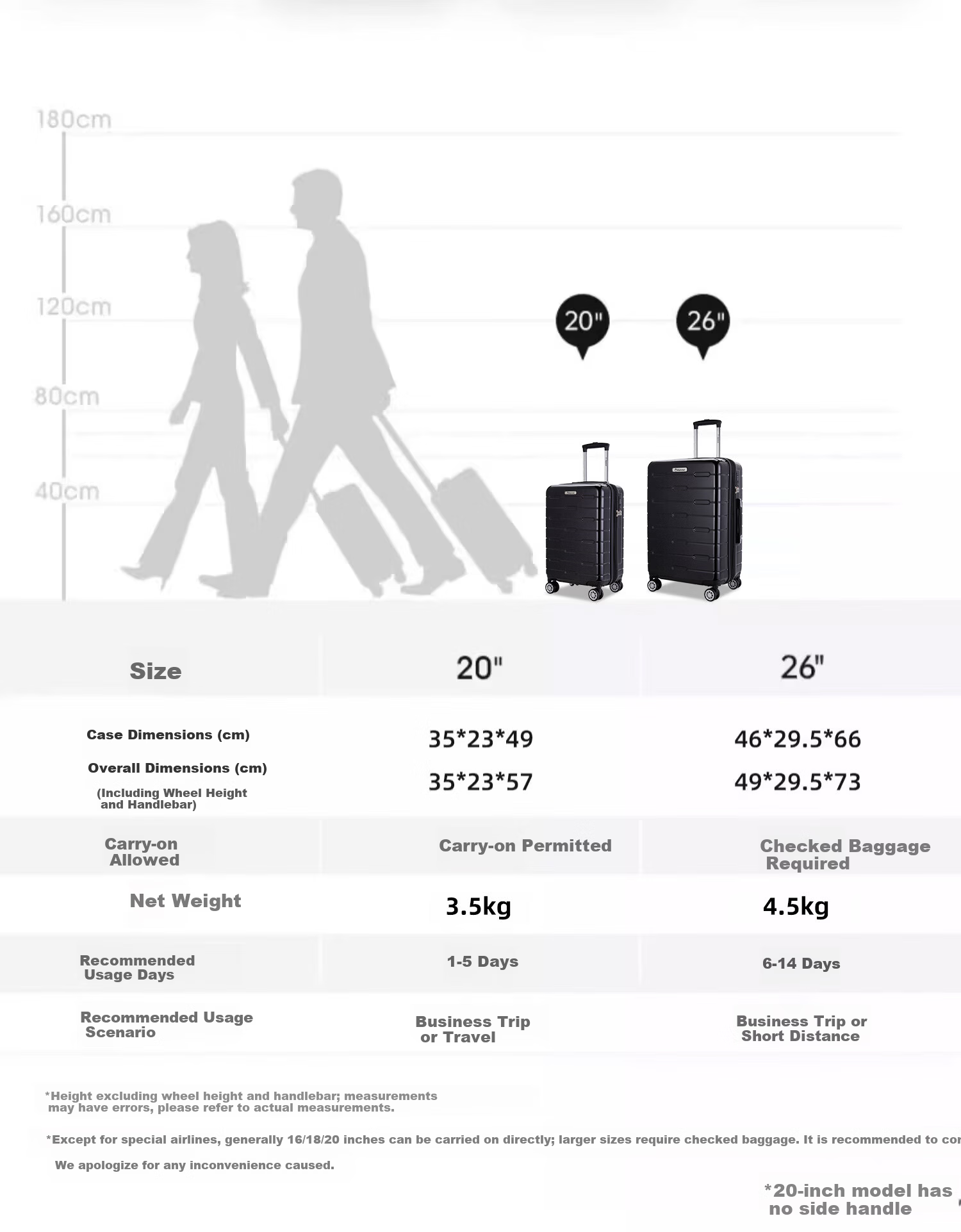 Diplomat Expandable Trolley Travel Suitcase with Password Lock TC-685T Matte Silver 20 Inch 6