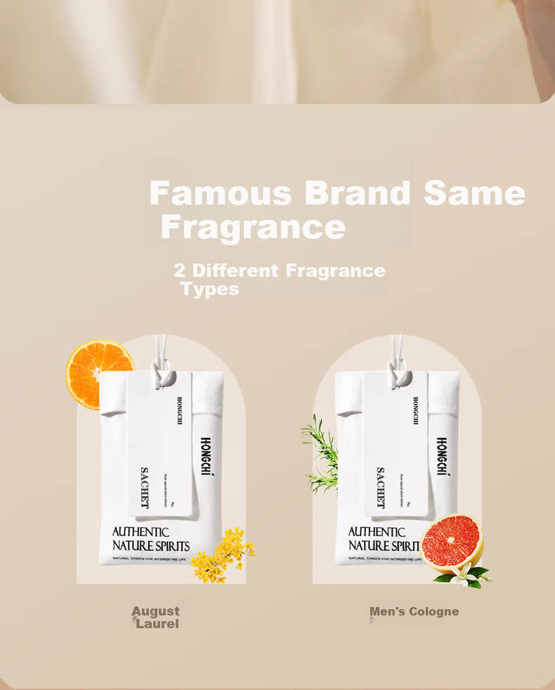 Hakkai Bird Wardrobe Scented Sachets 2 Bags Osmanthus Fragrance Moisture-Proof Mold-Resistant Deodorizer Long-Lasting Room and Closet Freshener for All Seasons Hotel Use 2