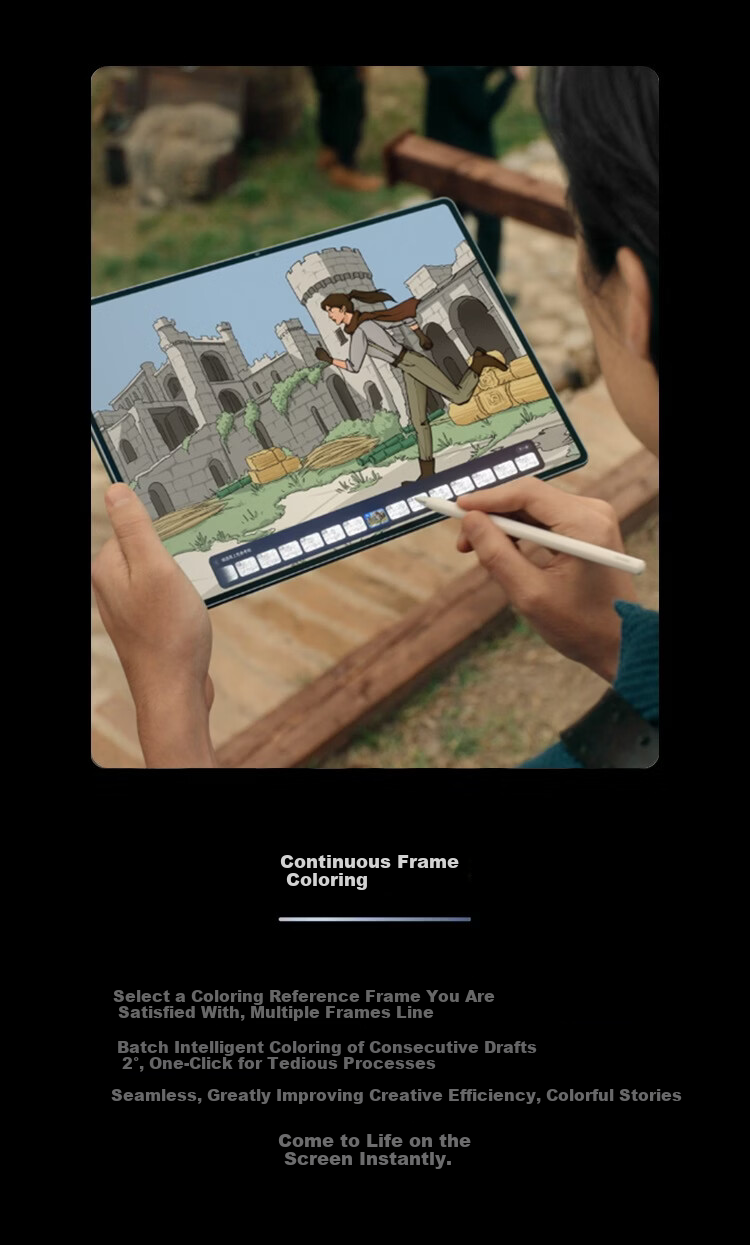 HUAWEI MatePad Edge 14.2-inch HarmonyOS 2-in-1 Tablet Laptop OLED Display Office 24GB+1TB Deep Space Gray 20