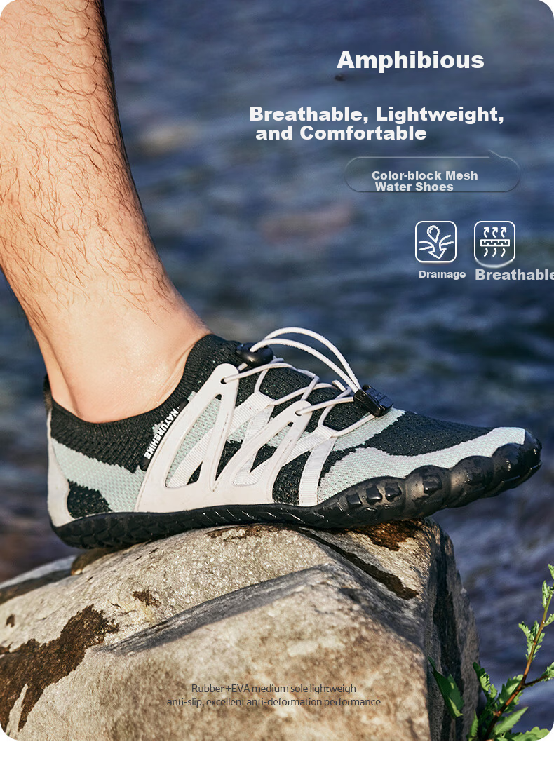 Naturehike Outdoor Creek Shoes Summer Men Women Beach Water Shoes Non-slip Quick-dry Adult Hiking Wading Shoes 1