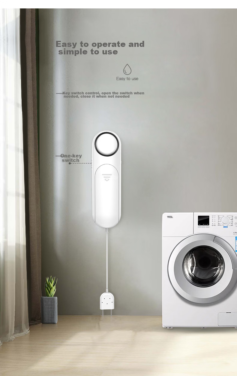 LFang WD12 Water Leak Detector Alarm for Home Use, Water Level Sensor, On-Site Overflow Detection Alarm 4