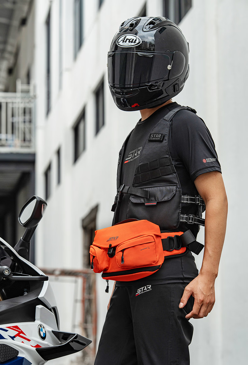 STAR FIELD KNIGHT Motorcycle Riding Waist Bag Unisex Multifunctional Outdoor Water-Resistant Storage Crossbody Bag Knight Gear SKB398 22