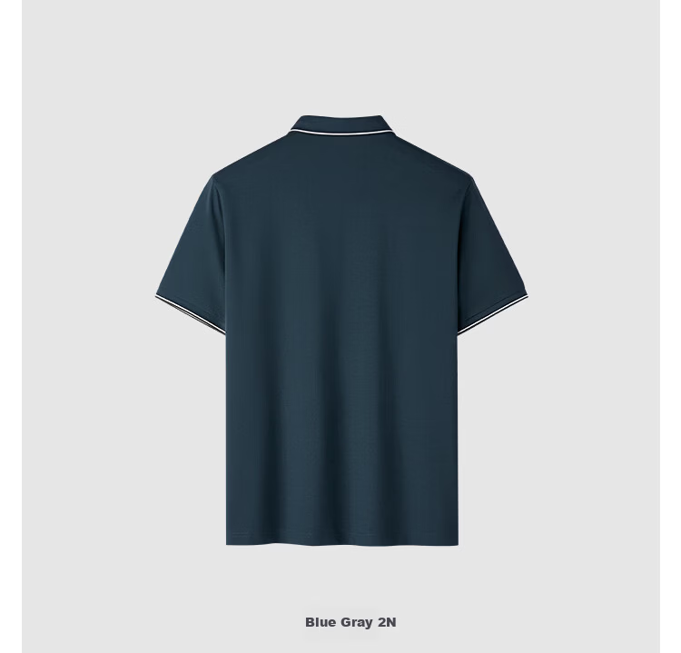 HLA Heilan Home Short Sleeve Polo Shirt 26 Light Business Classic Series Summer Men's Short Sleeve Collared Shirt 6