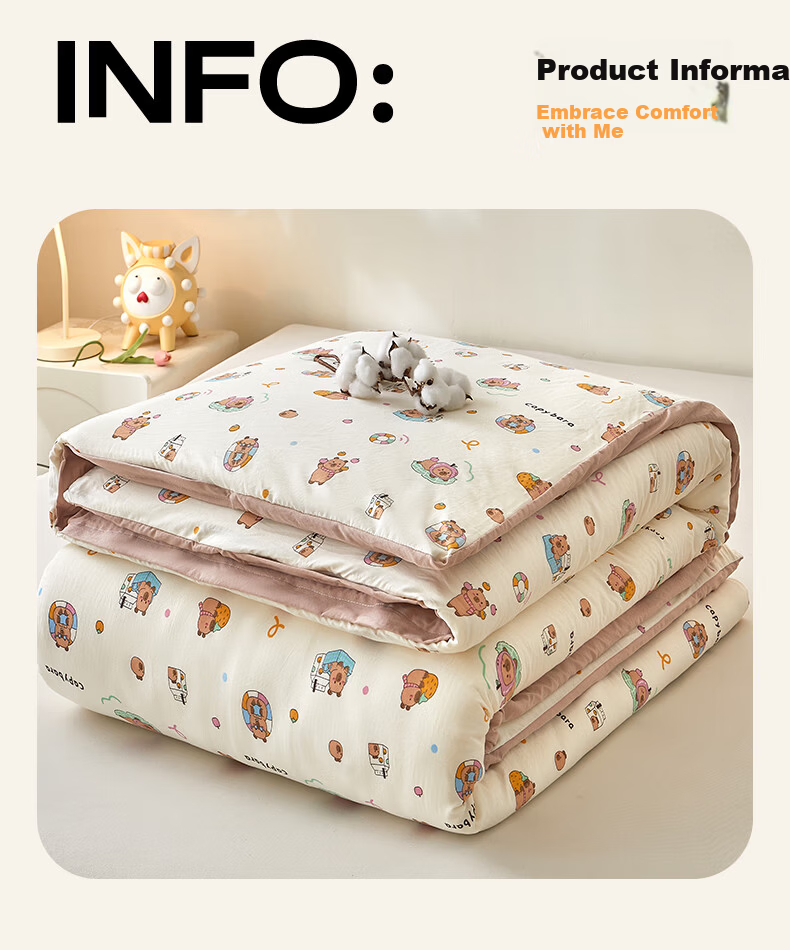 Hongdou Class A Antibacterial Xinjiang Cotton Quilt Air Conditioning Quilt Summer Quilt Spring and Autumn Cotton Four Seasons Quilt Core 2*2.3m 4 Jin Card 27