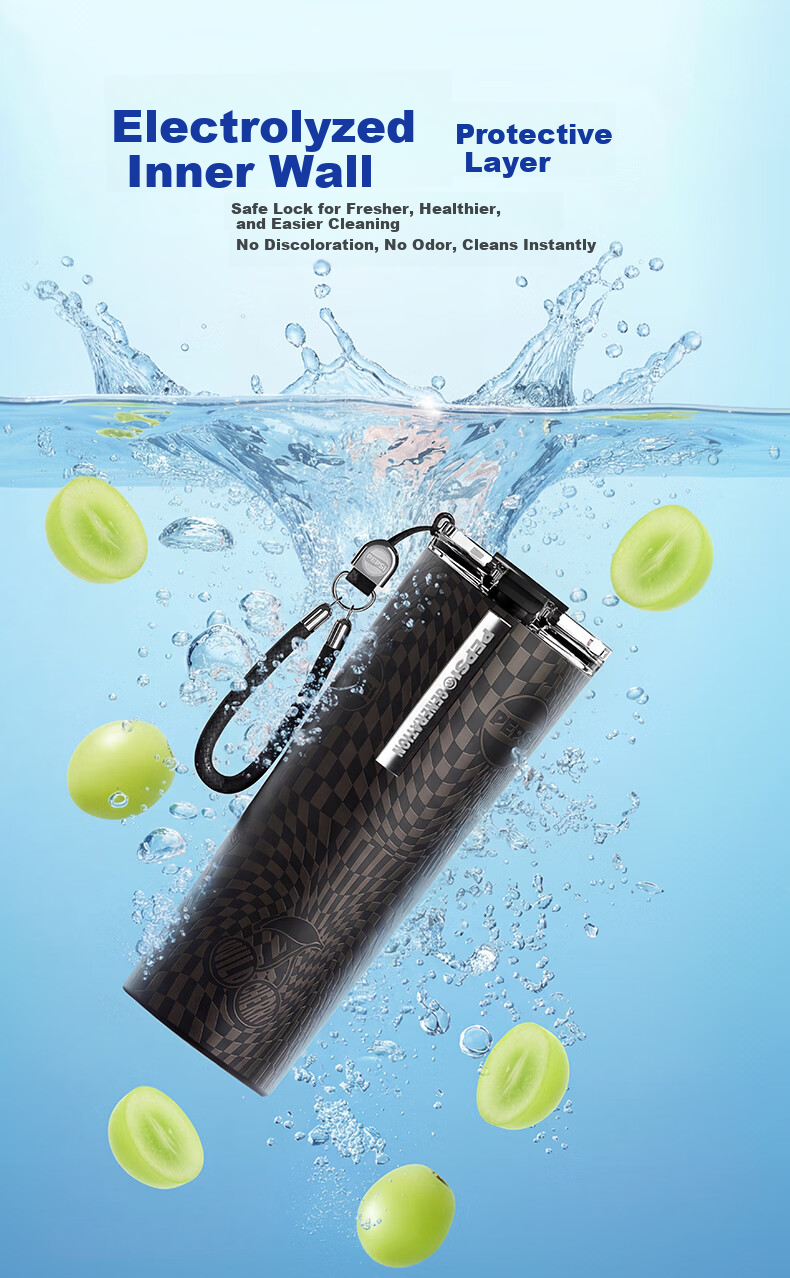Pepsi Insulated Tumbler 316L Stainless Steel Coffee Cup Portable Car Cooler Sports Travel Mug 650ml Ink Brown 6