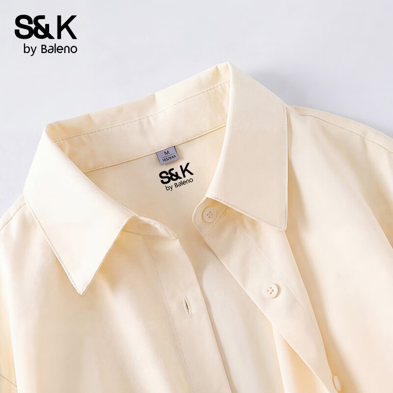 Baleno S&K Women's Cooling Long Sleeve Shirt Summer 2026 New Wrinkle-Resistant Ice Silk UPF50+ Sun Protection Loose Casual Jacket K