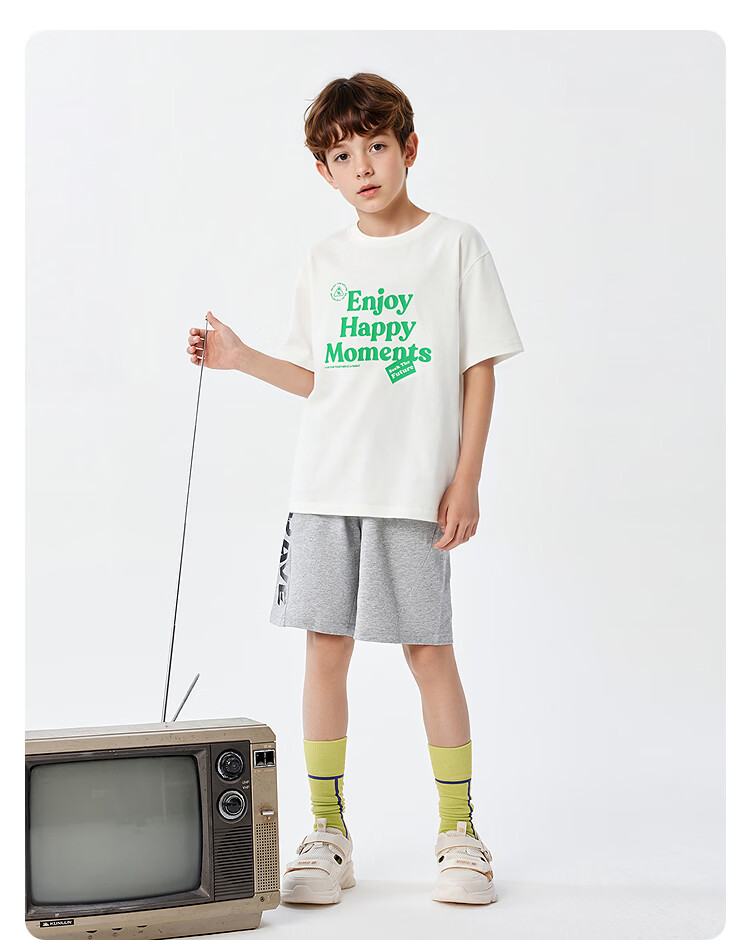 Balabala [balaOne] Kids Short Sleeve T-Shirt 2026 Boys Girls Summer Quick-Dry Skin-Friendly Trendy 208226117209 6