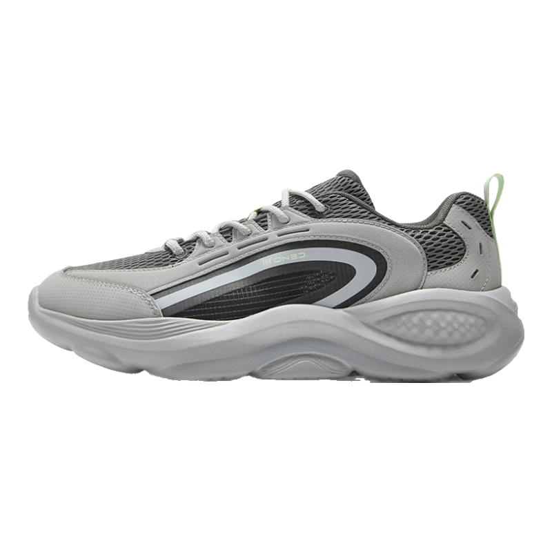 361° Men's Mianyun Spring Summer New Thick Sole Commuting Breathable Retro Casual Dad Shoes 672626703-3