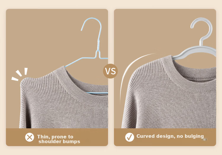 Left Turn Corner Clothes Hanger Wide Shoulder Non-Marking Thickened Anti-Slip Coat Rack Clothes Drying Hanger Prevents Bulging 5