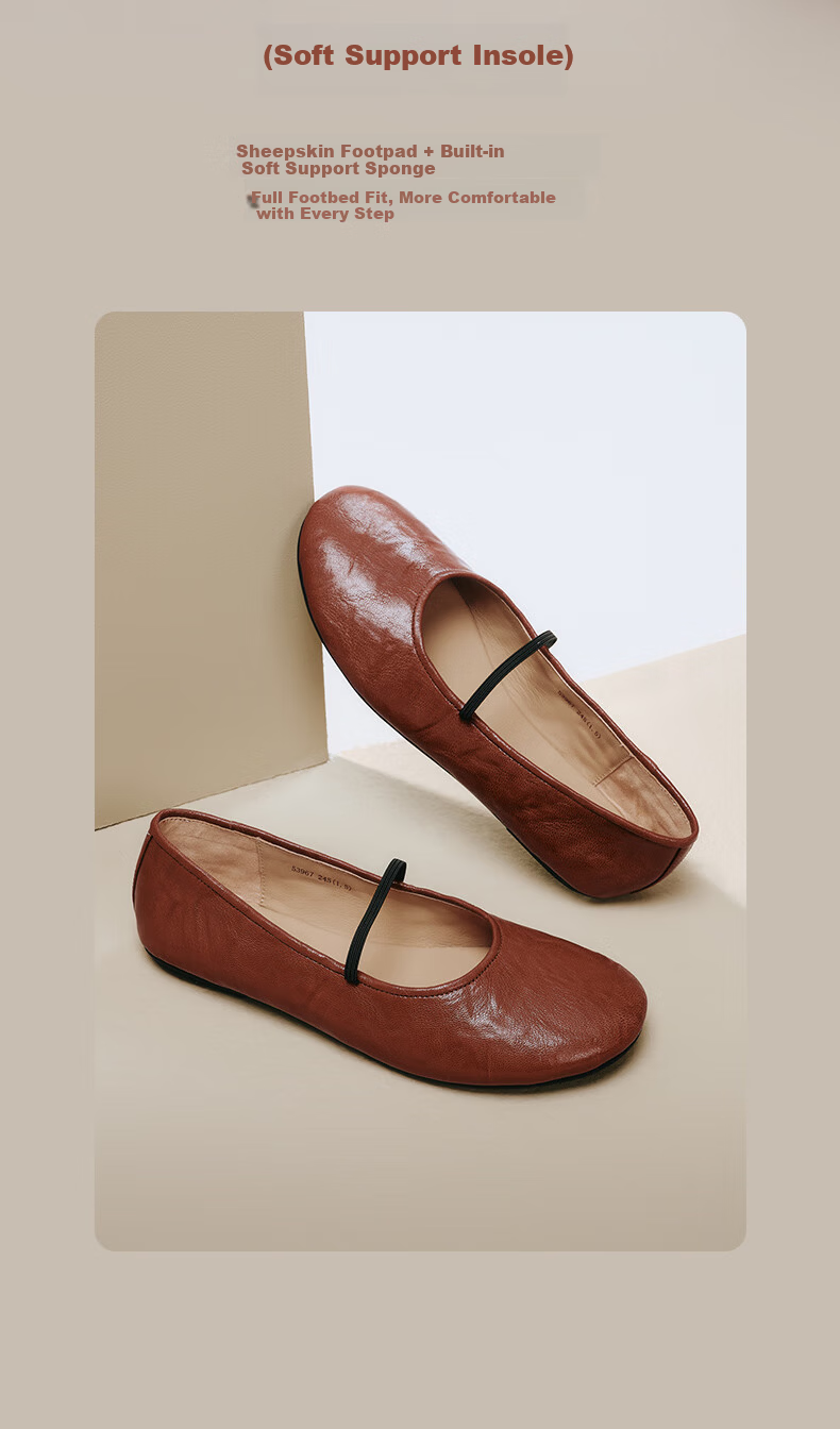 BataBata Mary Jane Women's Spring Mall Lambskin Low-Cut Soft Sole Doll Shoes 53967AQ5 7