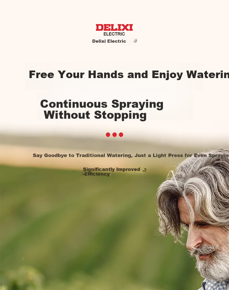 DELIXI ELECTRIC Electric Spray Watering Can Succulent Mist Sprayer Household Small Sprayer for Pesticide and Disinfection 4