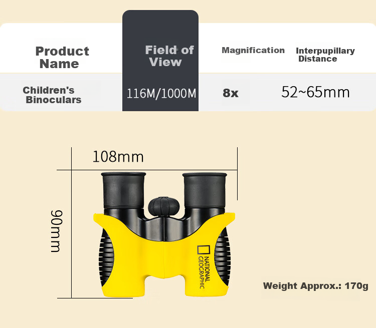 National Geographic Kids Binoculars Walkie Talkies Wireless Outdoor Toy Boys Gift Travel Set Holiday Gift 5