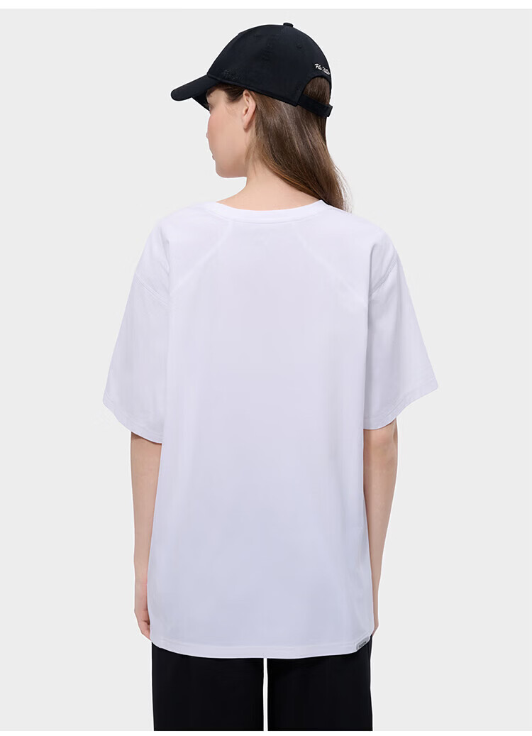 FILA Official Trendy Couple Knitted Dopamine Short Sleeve T-Shirt 26 Summer Quick-Dry Sports Tee 79