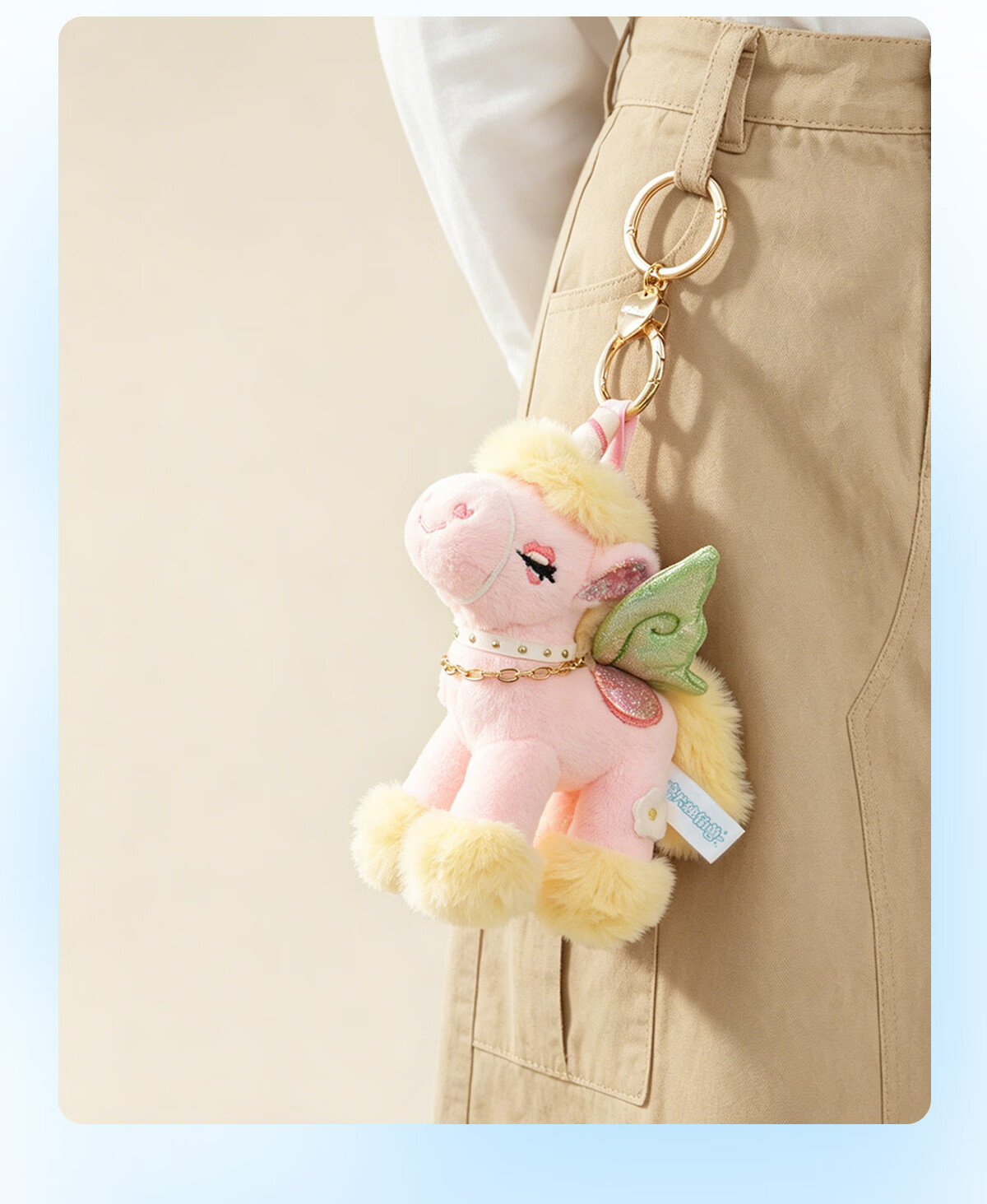 Sequin Unicorn Plush Year of the Horse Mascot Pony Doll Plush Keychain Year of the Horse Gift Box 3