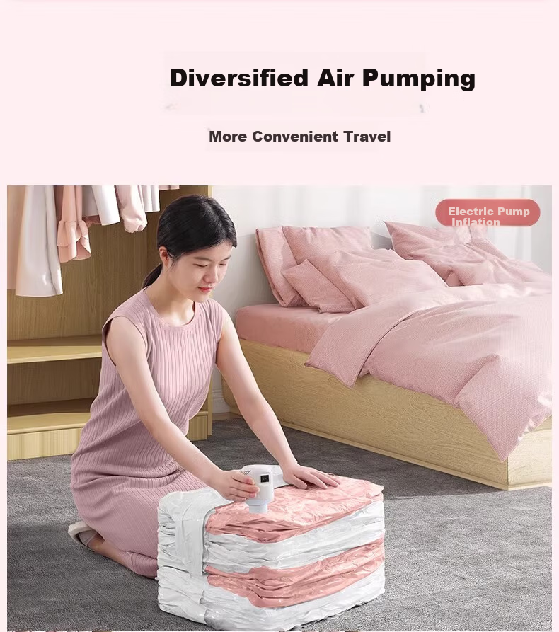 Antu Vacuum Compression Storage Bag Electric Air Pump for Quilts Clothes Down Jackets Sealed No-Pump Organizing Bag 2