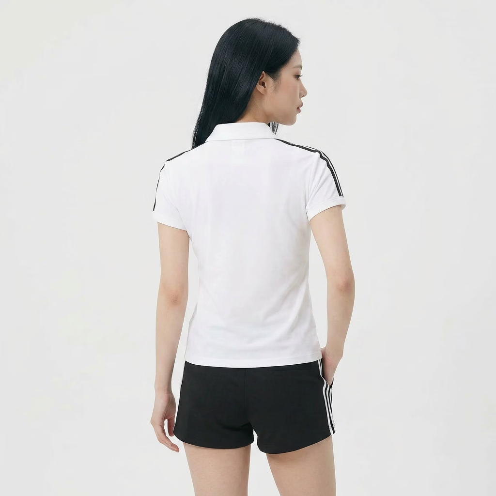 Adidas Originals Women's 3S POLO Short Sleeve Polo KD3697 White S 2