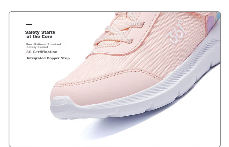 361° Children's Running Shoes, Summer Sports Sneakers for Boys And Girls, Lightweight Comfortable School Running Shoes, Orange Size 40 33