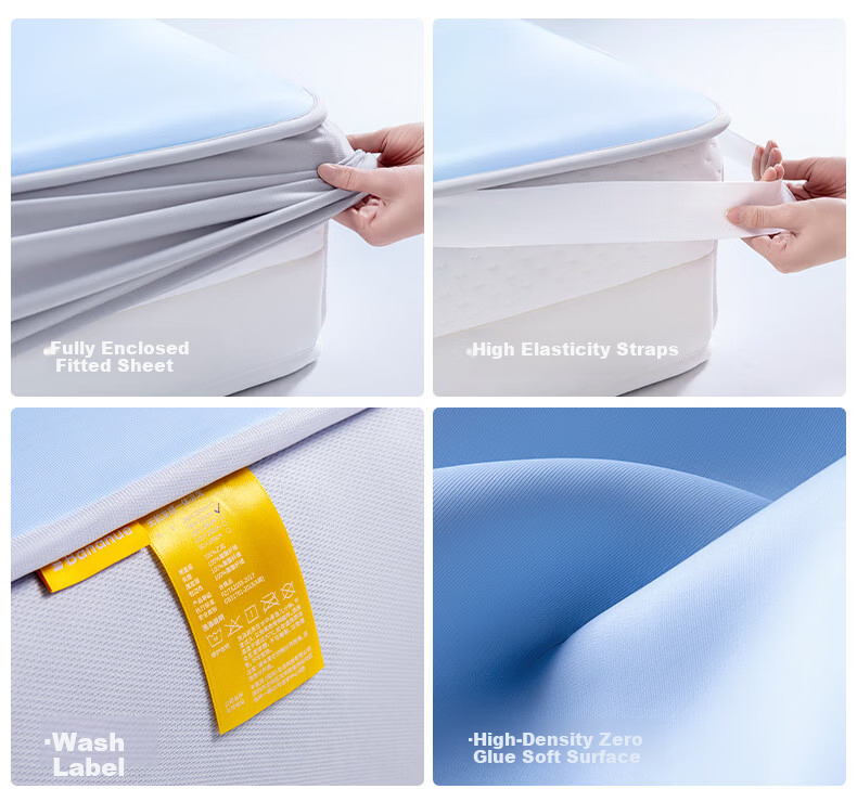 Half Crescent Moon Baby A-Class Deep Sleep Cooling Mat Ice Silk Cooling Mat Machine Washable Bed Sheet 1.5x2m 18