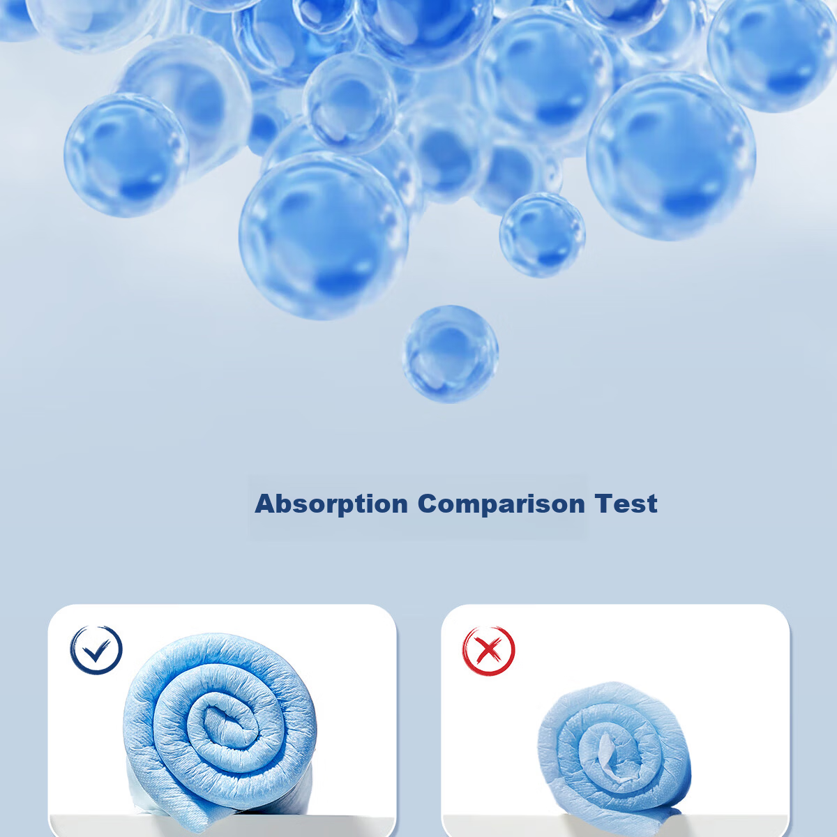 Ankexin Disposable Baby Newborn Thickened Nursing Pads Soft Upgraded Skin-Friendly Leak-Proof 46pcs 35*45cm 9