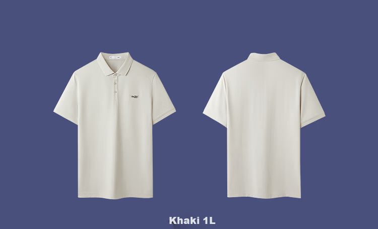 HLA POLO Shirt for Men, Three-Body Collaboration Series, Quick-Dry Printed Short-Sleeve Shirt for Men in Summer 11