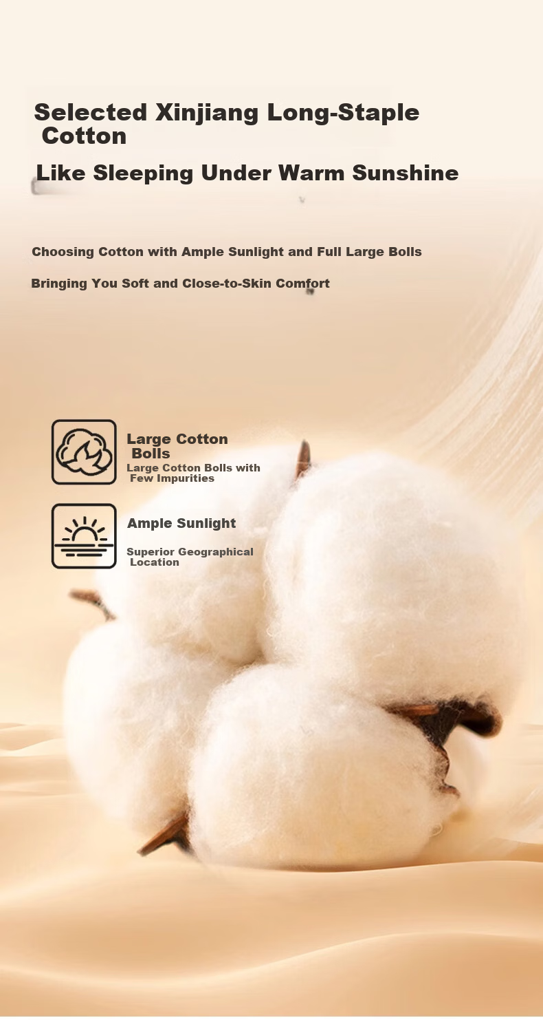 Hodo 100% Cotton Four-Piece Bedding Set, All Cotton Bed Linen, Spring and Autumn Bed Sheet and Quilt Cover 200x230cm, Youyou Xiancao, Suitable for 1.5/1.8m Bed 6