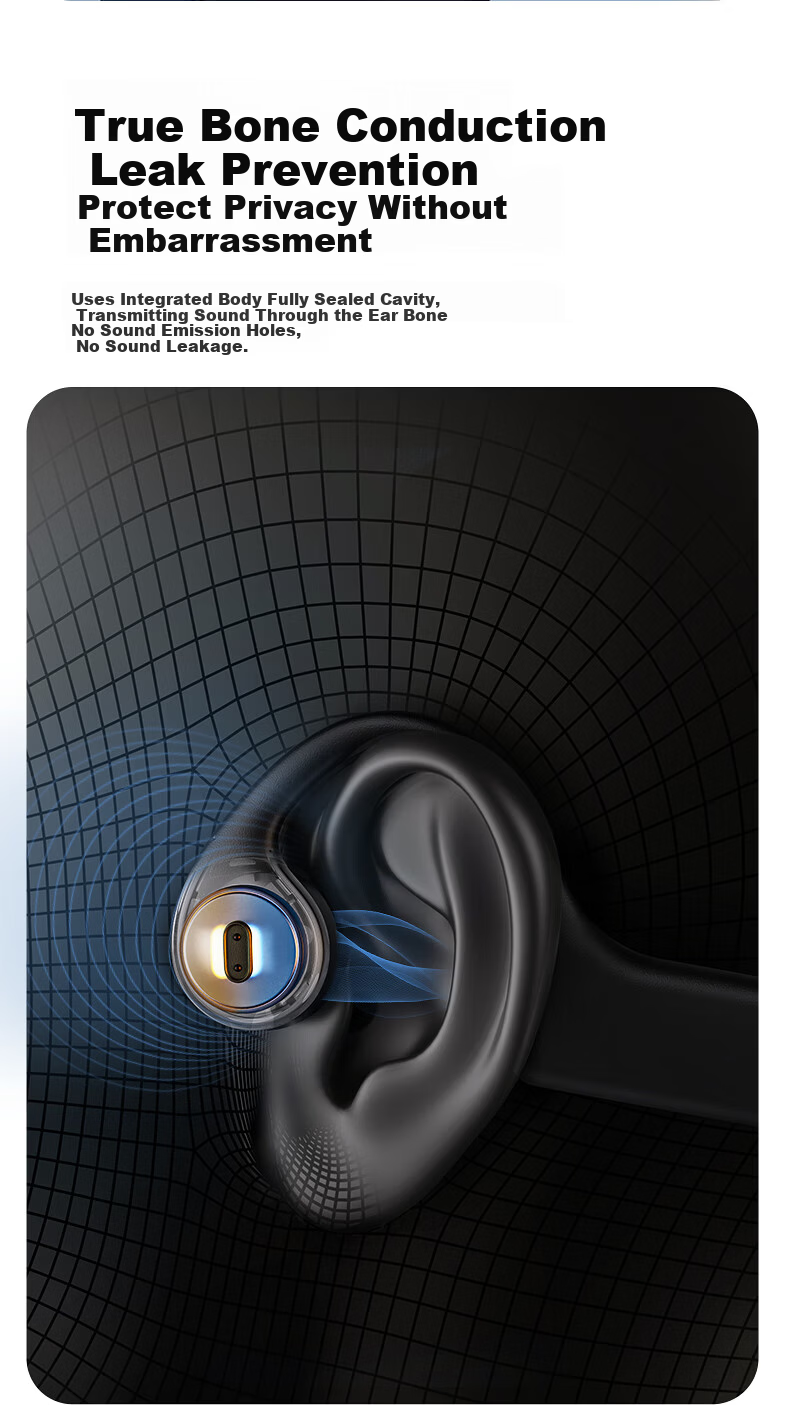 KINYO Bone Conduction Bluetooth Earphones 2025 New Wireless Sports Running Ear-Hook X7Pro 17