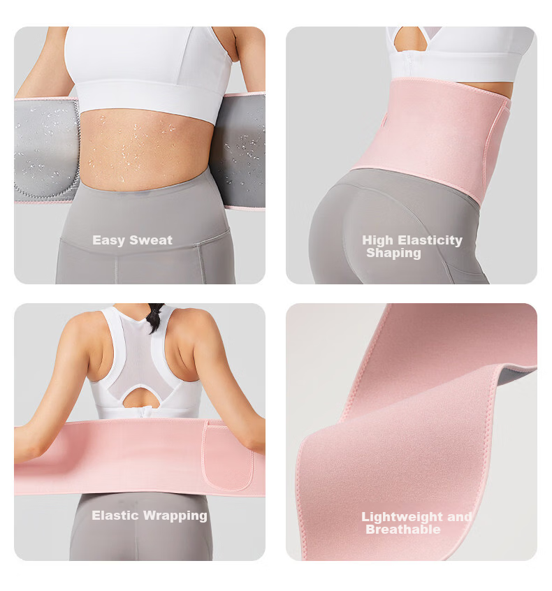 KYOLENS Sweat Waist Belt Slimming Fitness Fat Burning Training Women Running Abdomen Toning Hula Hoop Shaping 3