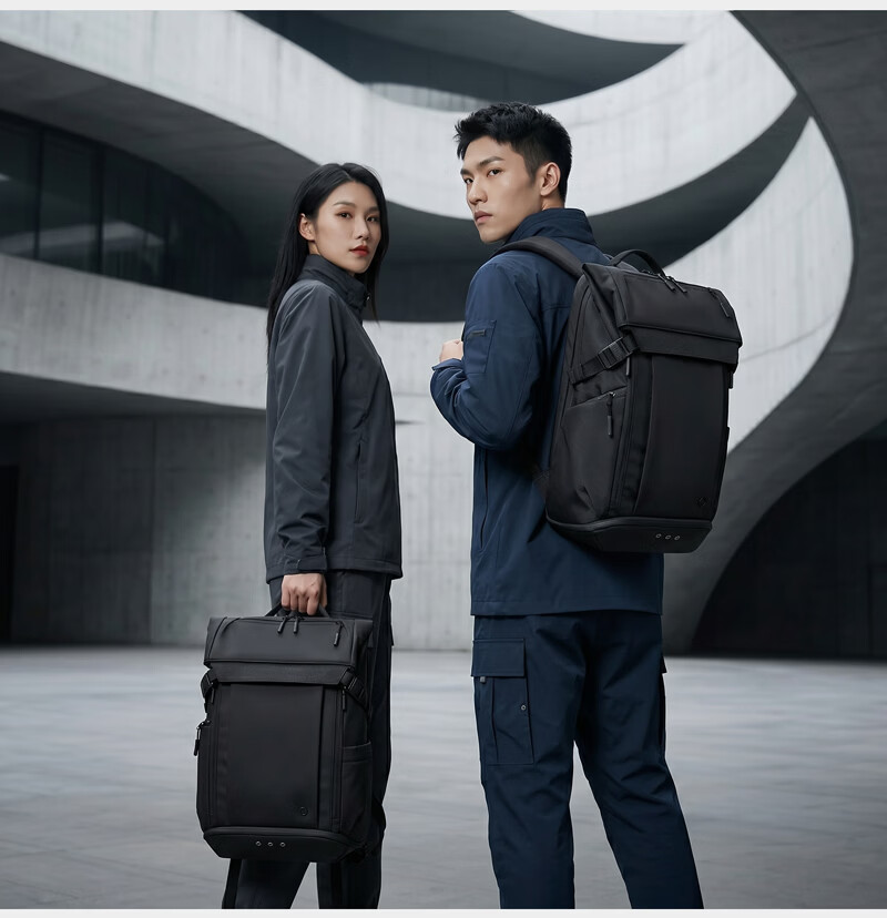 JD Jingzao Expandable Large Capacity New Business Travel Laptop Backpack Lightweight Sports Men's Shoulder Bag 25