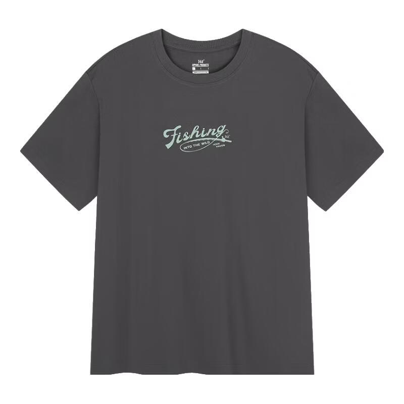361° T-Shirt Short Sleeve Summer Unisex Breathable Loose Fit Printed Crew Neck Sports Casualwear 632623109-6
