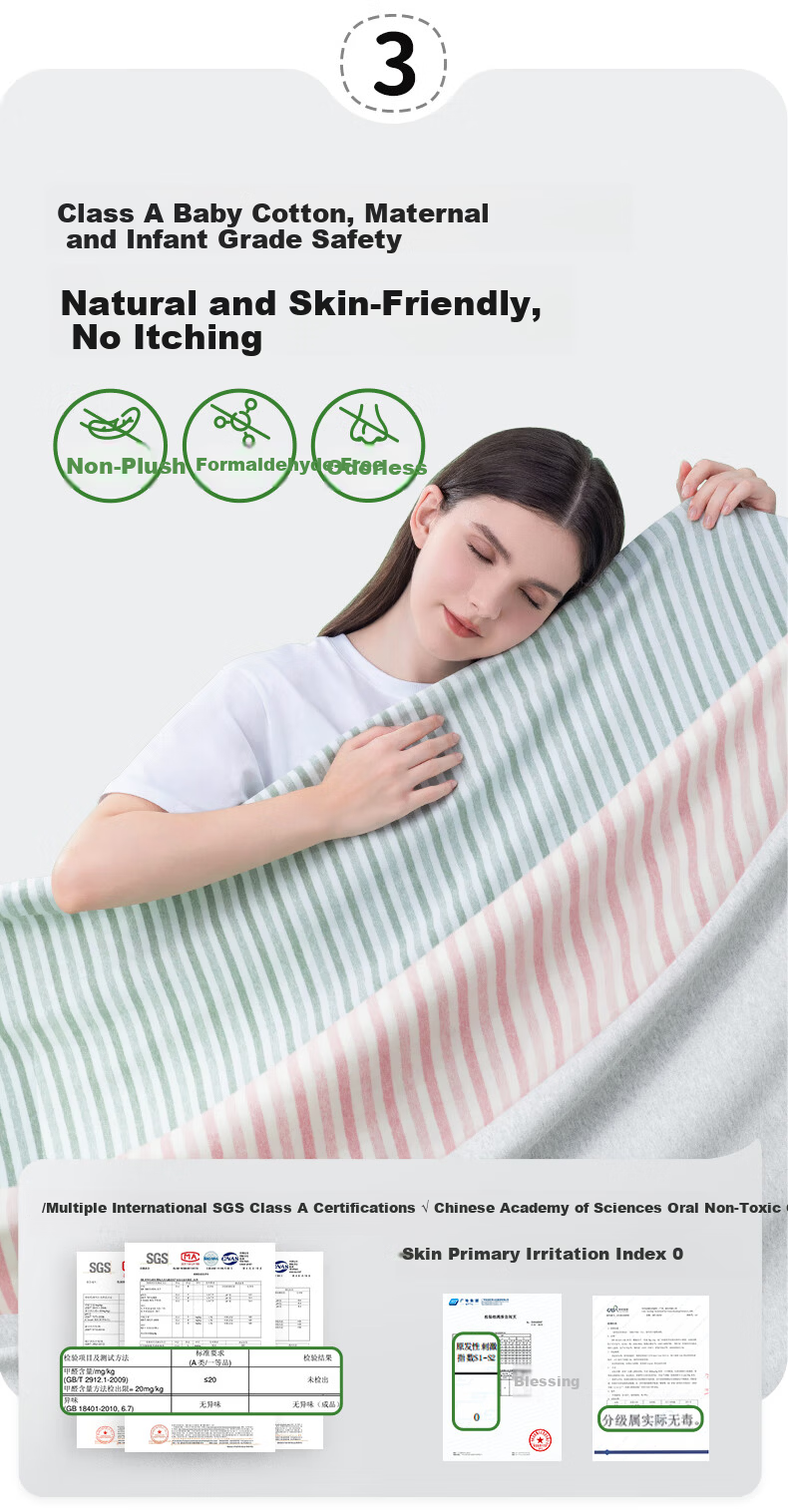 Legua Sleeping Body Pillow Bed-Length Long Pillow Striped Blue Cat Sleeping Companion Doll Side Sleep Leg Hug Pillow Kids Gift 10