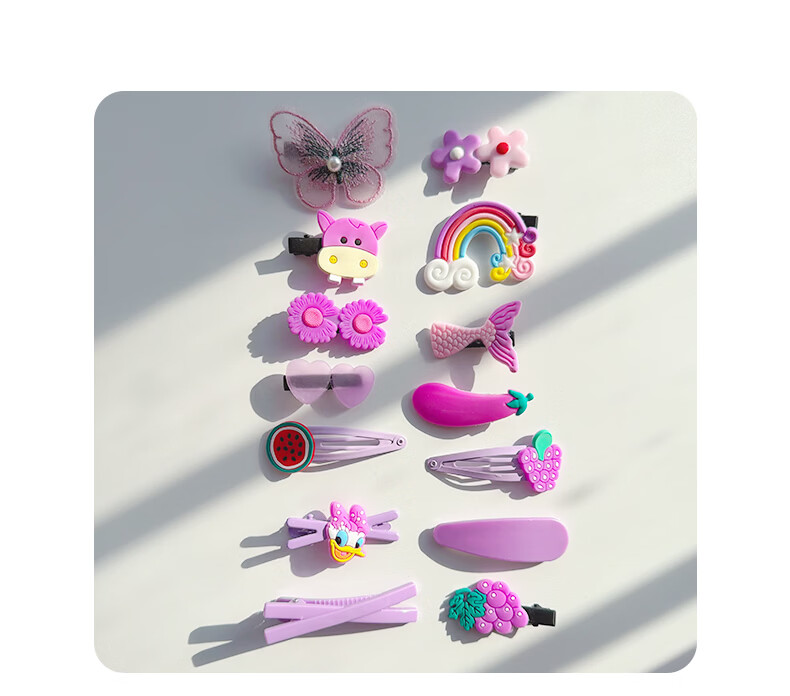 BAISHANGYITE Kids Cartoon High Elastic Hair Ties Soft Hair Bands for Girls Cute Hair Accessories 2