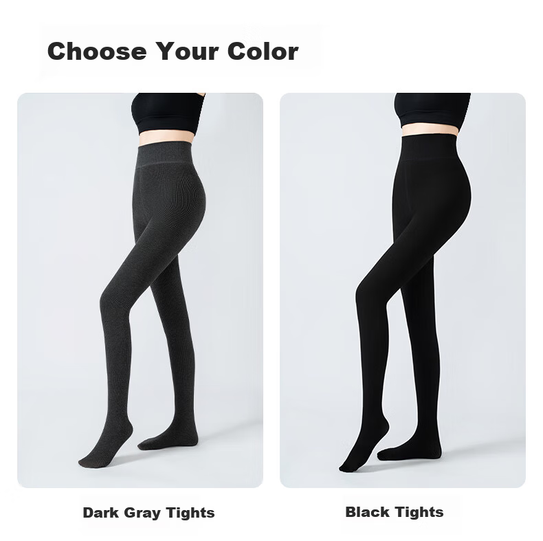 LangSha Women's Autumn Winter Thickened Fleece Lined Shark Skin Leggings Yoga Pants ZT8911 11