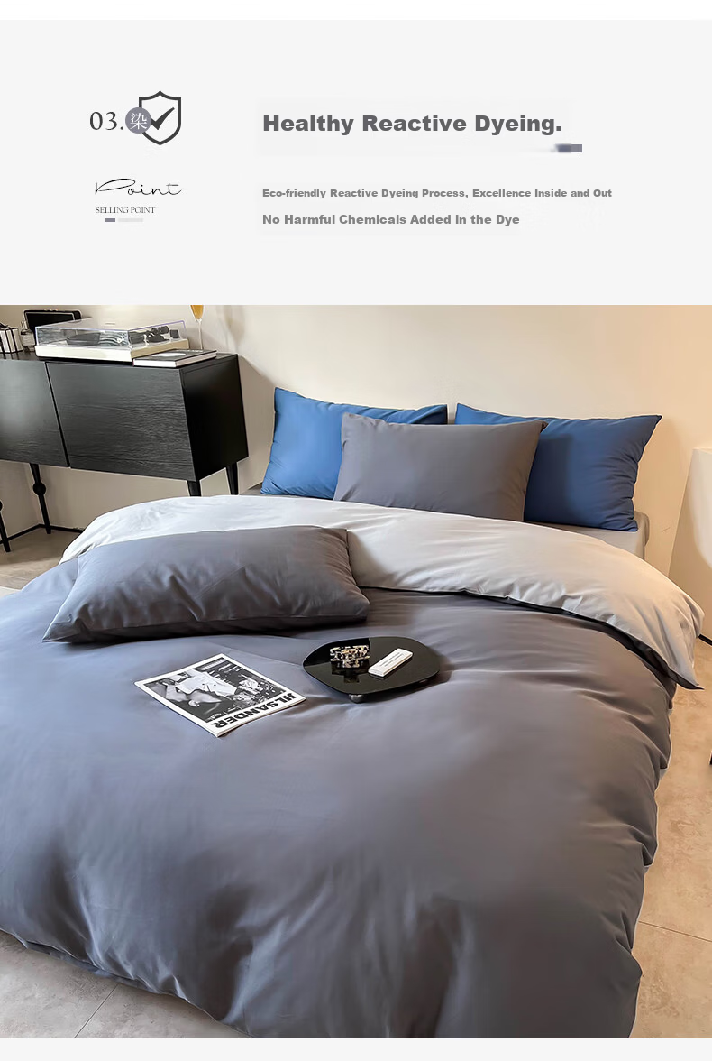 CROWN Single Cotton Bed Sheet 60s 1.8x2.3m 100% Cotton A-Class Student Dormitory Hotel Dustproof Duvet Cover 6