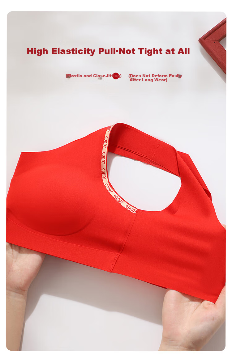 FitonTon Girls' Red Lunar New Year Underwear Set Gift Box 2025 Year of the Horse Children's Adolescent Bra Vest Age 12 11