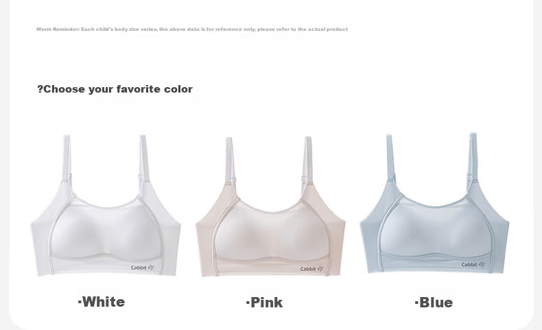 Meishianxuan High School Student Underwear 18-Year-Old Girls Vest Sports 2nd and 3rd Stage Youth Underwear Development Period 12-16 Years Old Girls 22