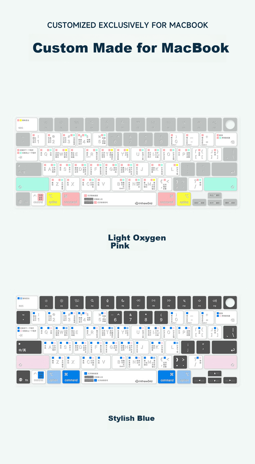 Jichuan [Shortcut Key] Apple MacBook Neo 13-inch A18 Pro Silicone Keyboard Cover 2026 Laptop Keyboard Protector Dustproof Cover Without ID Key 4
