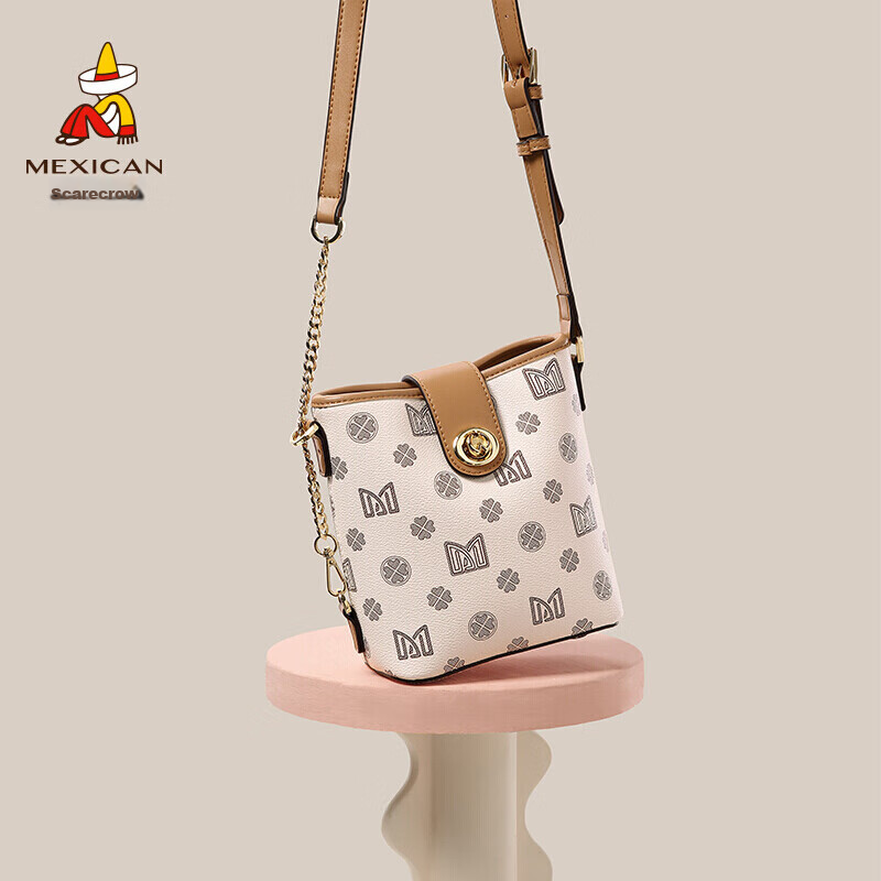 MEXICAN Handbag, Women's Shoulder Bag, 2026 Versatile Bucket Crossbody Bag, Light Luxury, Valentine's Day Gift for Wife Or Girlfriend