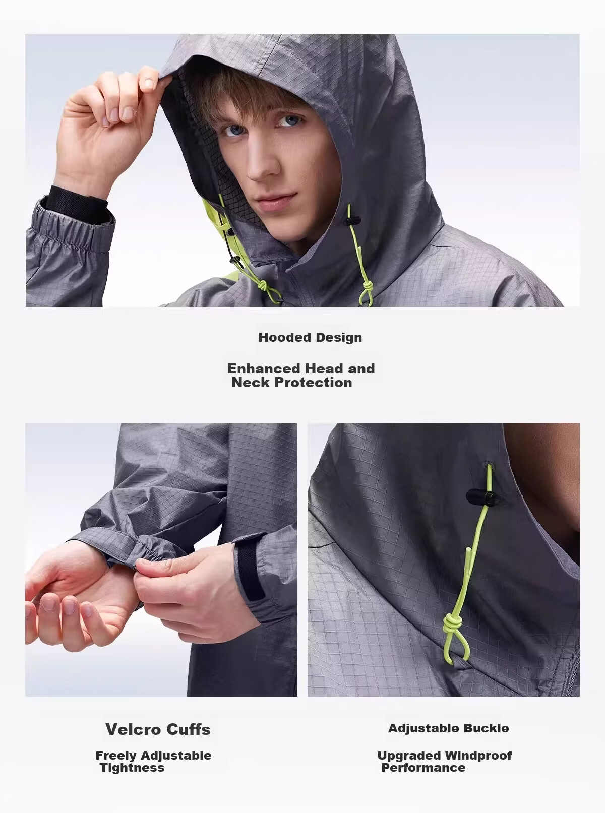 CAMEL Outdoor Sun Protection Jacket 2026 Spring Summer New Breathable Hooded Windproof Water-Repellent Durable Sports Jacket for Women R170 16