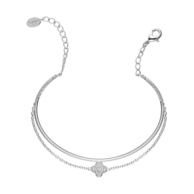 Disney Clover Bracelet Women's High-End Niche 2026 New Model Gift for Wife Mom Girlfriend Birthday Present