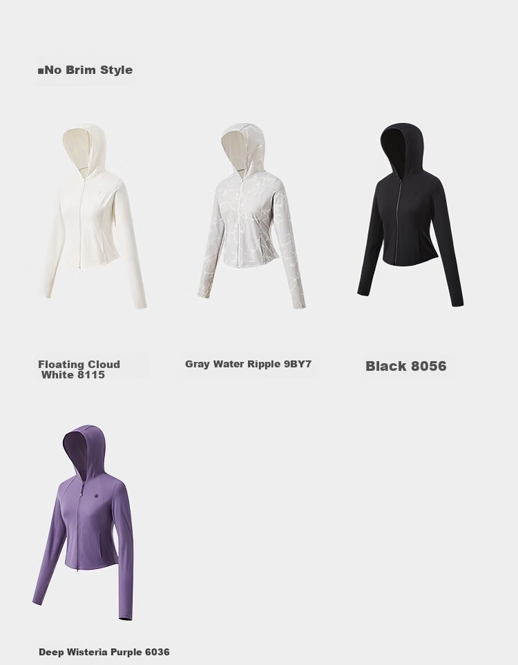 Bosideng Summer National Standard Fashion Original Yarn Sunscreen Women's UV Protection Slim Fit Moisture-Wicking Quick-Dry Travel Outerwear 24