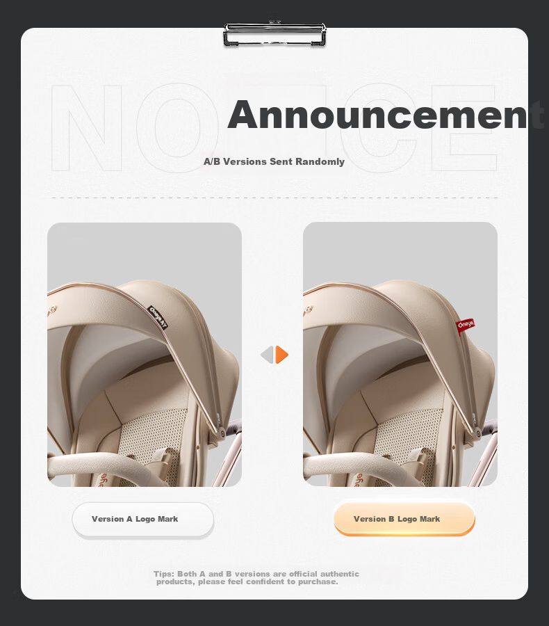 Wanya T6-2 Stroller High Landscape Baby Stroller Convertible Lightweight Foldable Reversible Champagne Gold PRO 44