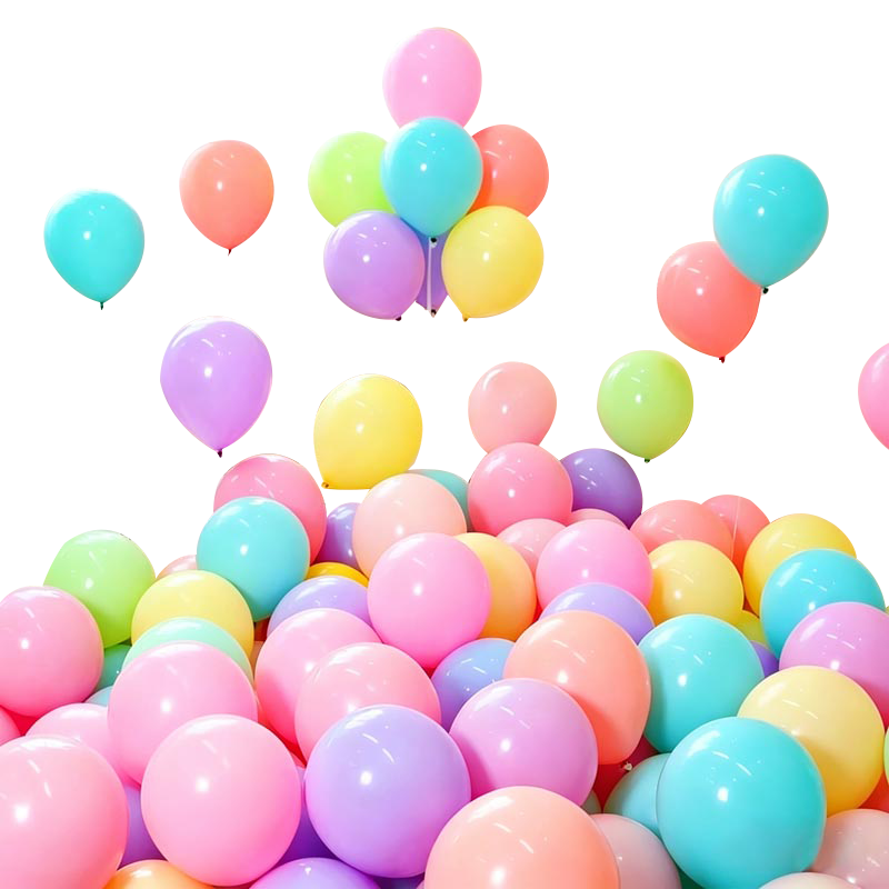 Extreme Space Macaron Balloons Birthday Scene Decoration Graduation Season Confession Party Atmosphere Proposal Room Decoration 50 Pieces