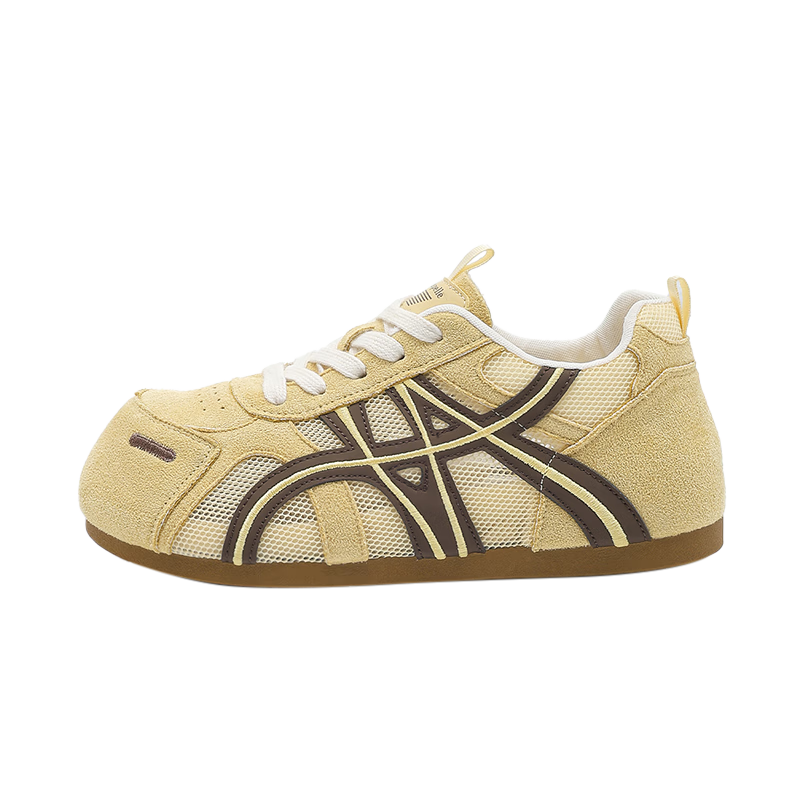 La Chapelle Women's Summer Casual Breathable Comfortable Flat Sneakers 727 Lemon Yellow Size 38