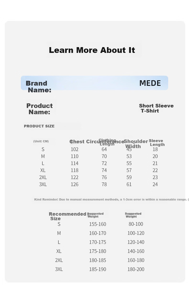 MEDE Sorona Ice Silk Short Sleeve T-Shirt Men Summer Loose Cool Breathable Crew Neck Base Shirt White S 4