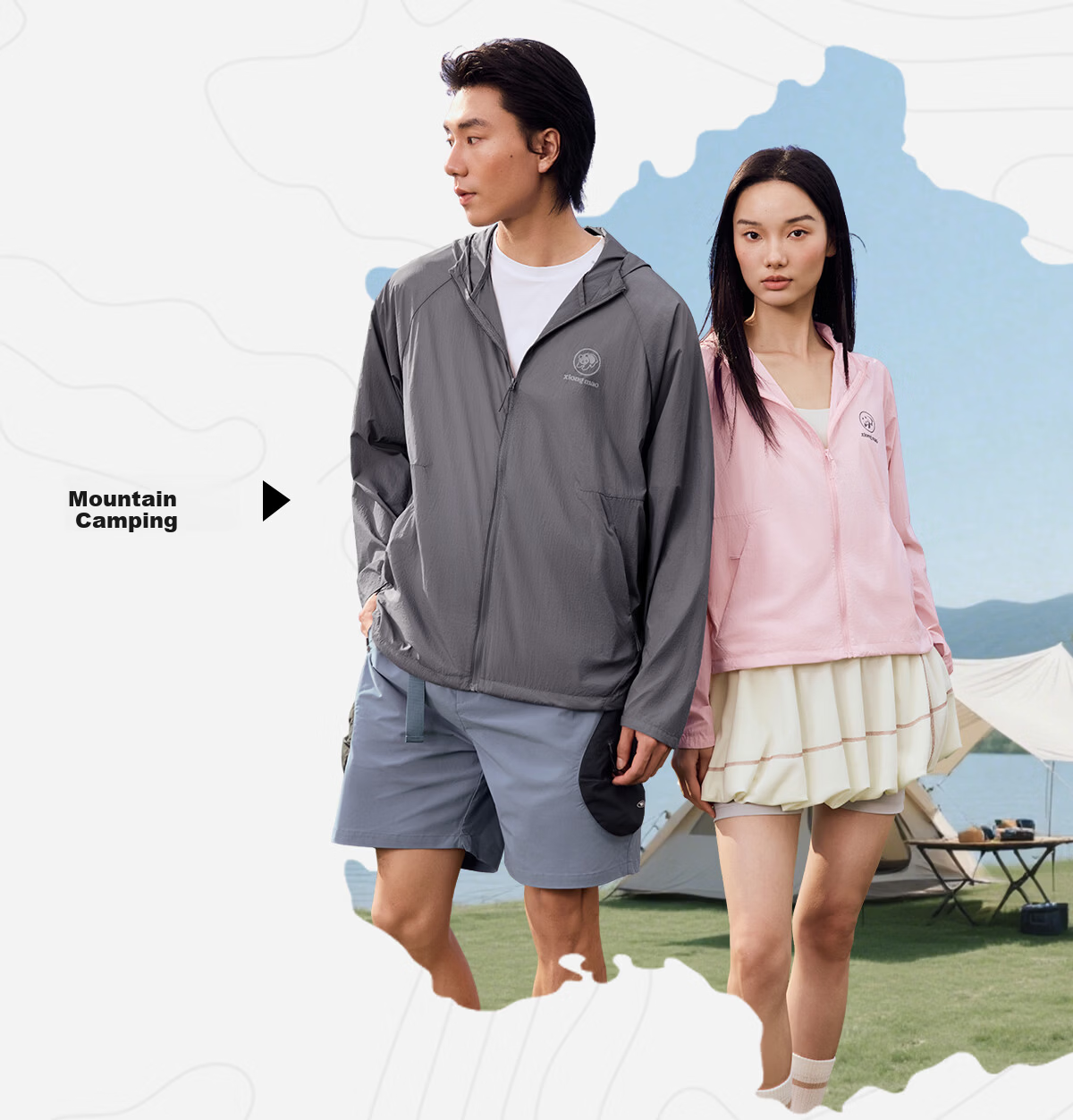 Xiongmao [Ice Stick 3.0], Liu Yifei's Same Style Sun Protection, for Men And Women, Spring And Summer New Ice-Cool Breathable Original Yarn UPF90 Jacket 5081 18