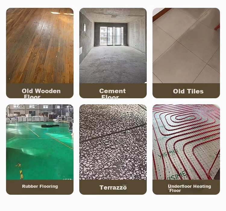 Washi PVC Self-Adhesive Waterproof Wear-Resistant Thickened Floor Sticker Frost Gray 1sqm 2pcs (80*80cm) 7