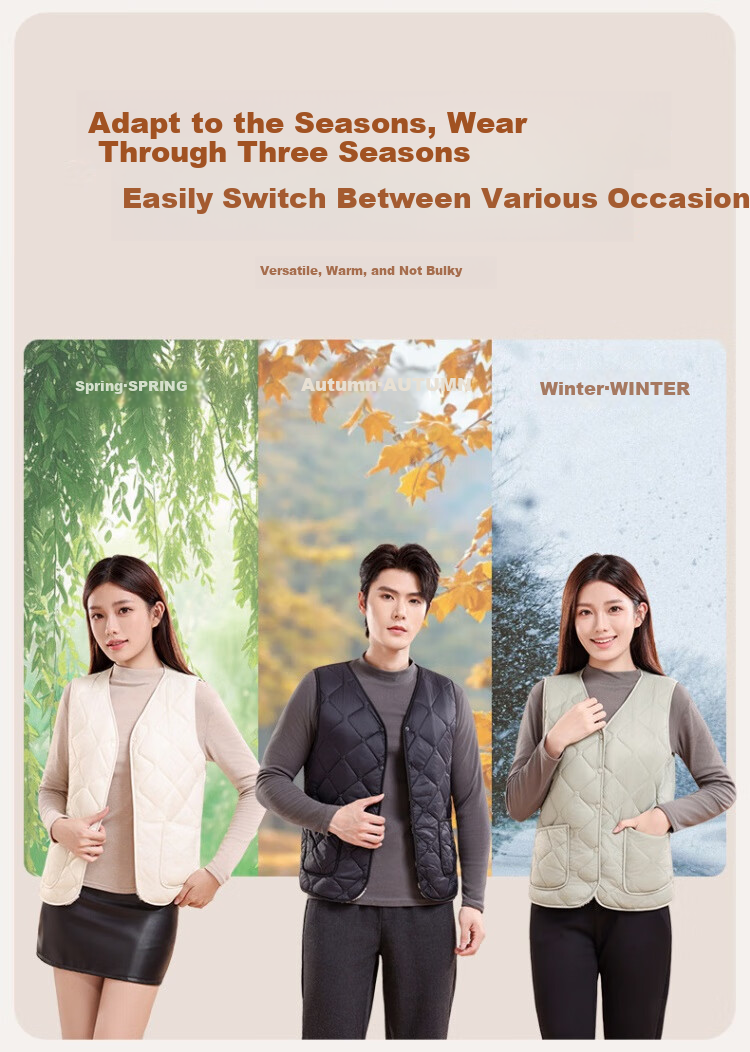 MiiOW [10A Antibacterial] Women's Wool Vest 2025 Autumn Winter Solid Color Sleeveless Warm Outerwear 5