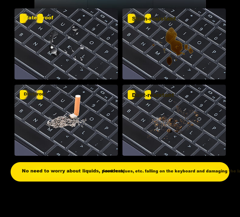 DiYiGongFang Keyboard Dust Cover, Suitable for Huawei Matebook 14s/16s/13s/D14/D14SE/MatePad Pro 13.2 Laptops, Keyboard Protective Film 2