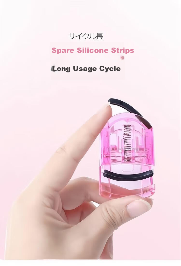 Beiyin (KAI) Mini Eyelash Curler, Compact And Portable Lash Curler, Long-Lasting Curl (Orange-Yellow) 4