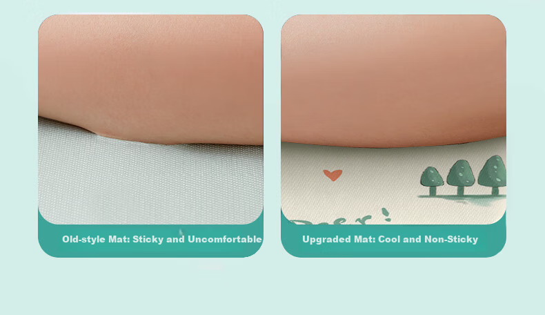 Nanjiren Children's Cooling Mat Baby Crib Mattress Summer Ice Silk Mat 120*65cm 8